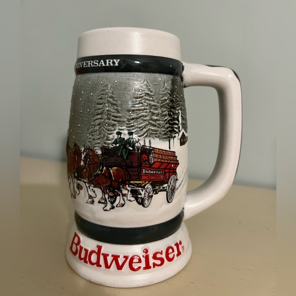 Budweiser 50th Anniversary Clydesdale Mug.